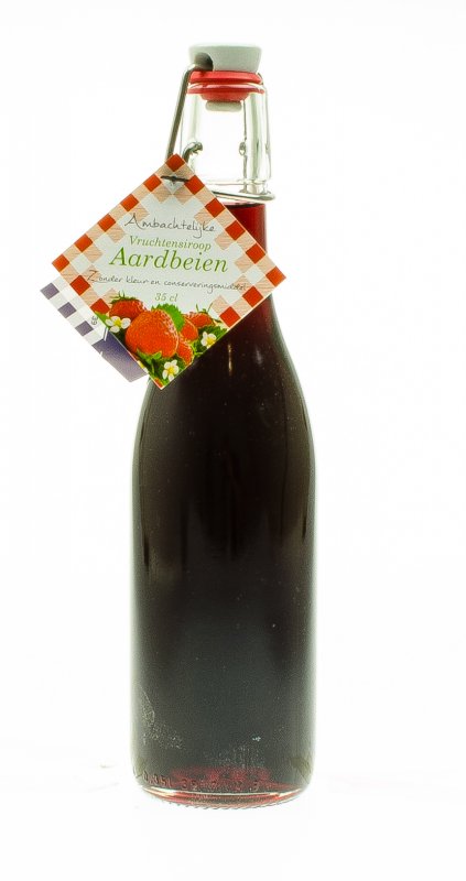  Vruchtensiroop aardbeien (35 cl)