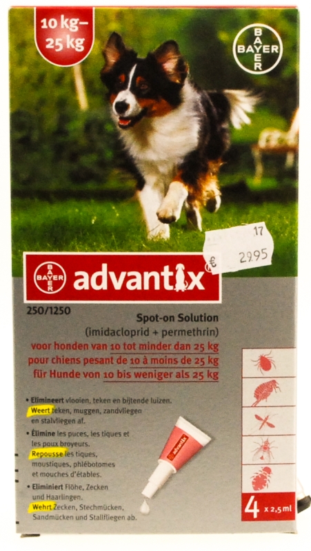  Advantix hond (10-25kg)