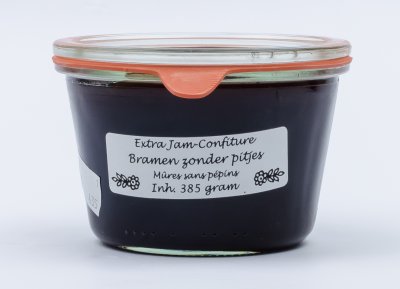 Bramen jam zonder pitjes (385 gr)