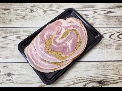 WEEK AANBIEDING: Gebraden mosterdrollade € 1,95 per 100 gram