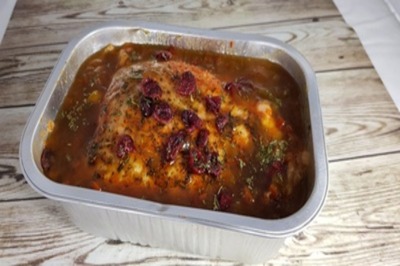Med. Kalkoendijen met Cranberries