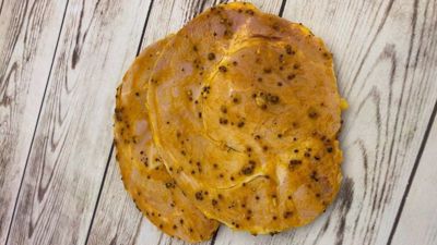 WEEK AANBIEDING: Beenhamsteak honing/mosterd € 7,95 per 500 gram