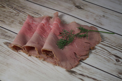 WEEK AANBIEDING: Gebraden rosbief € 2,25 per 100 gram