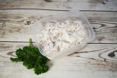 WEEK AANBIEDING: Vlees salade € 1,35 per 100 gram