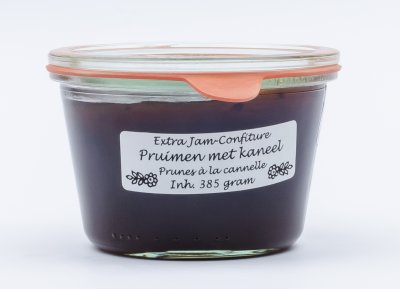 Pruimen jam met kaneel (385 gr)