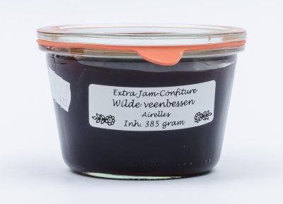 Wilde veenbessen jam (385 gr)
