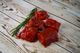 Biefstukpuntjes gemarineerd (rode marinade) ✅