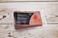 Paté fijne appel met gebakken spek, ca. 100 gr